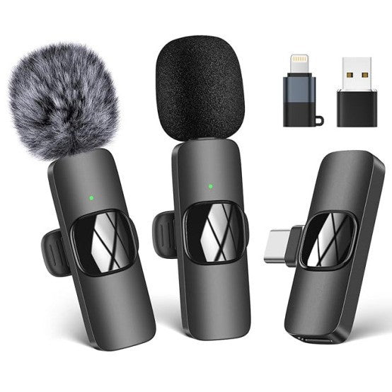 Portable Wireless Microphone for Iphone and Android
